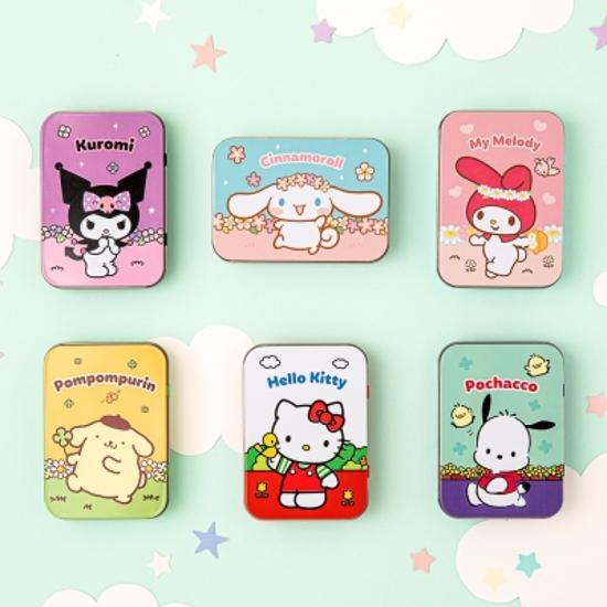 Sanrio - Tin Case Sticker Pack || Set de stickers en caja metalica.