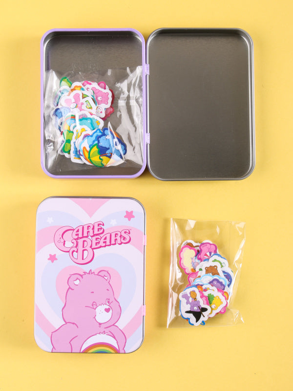 Care Bears || Caja metálica con stickers surtidos (60 un.)