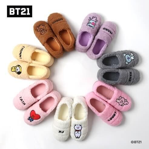 BT21 Chacha Padded Winter Shoes || Pantuflas BT21 (BTS)